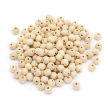 Koraliki Naturalne Drewniane, Surowe, Okrągłe, 10mm, 1000szt (13WB31336)