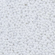 Perły Koraliki Kulki Akrylowe bez Otworu, Białe, 2 mm, 10000 szt (13WB31546)