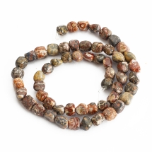 Koraliki Kamień Naturalny Jaspis Lamparci, Bryłki, Niebarwione, 5-7x5-7mm, 38cm/sznur, (13WB31736)