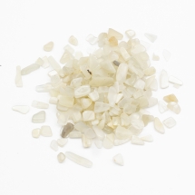 Kamień Księżycowy Naturalny Biały, Siekanka, 7-18x4-6x2-5mm, bez Otworu, 50g (13WB31998)