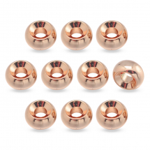 Намистини-Розділювачі Латунні Рондель, Покриття Рожеве Золото, 5х3мм, Отвір 2мм, (13WB32015)