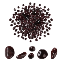 Granat Naturalny, Kamień Gładki do Dekoracji, 5-8x5-8mm, bez Otworu, 100g (13WB32083)