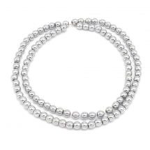 Koraliki Syntetyczny Hematyt, Niemagnetyczne, Okrągłe, Galwanizowany Pokryte Srebrem, 2mm, ~190szt/38cm/nić (13WB32097)