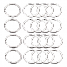 Кільце Замочок для Ключів Нержавіюча Сталь, 25x2.6мм, 20шт/упаковка (13WB31299)