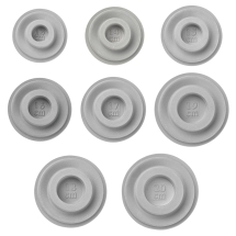 Набір Організаторів для Дизайну Біжутерії та Браслетів, Флокований Пластик, 13,14,15,16,17,18,19,20см, 8шт/упак, (13WB31638)