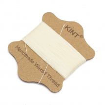 Шнур Вощений Нейлоновий для Плетіння, Макраме та Біжутерії, Жовто-Бежевий, 0.45мм, близько 20м/котушка, (13WB31865)