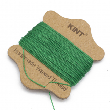 Sznurek Nylonowy Woskowany, do Plecenia, Makramy i Biżuterii, Ciemnozielony, 0.65mm, około 20m/ szpula (13WB31870)