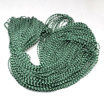Sznurek Paracord Poliester i Spandex Paskowany do Robienia Bransoletek, 2mm, około 100m/wiązka (13WB31892)