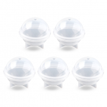 Силіконова Форма Молд Сфера, Білий, 48х43мм, Усередині 40мм, (13WB32140)