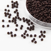 Koraliki 13780 Czeski Preciosa 10/0, Brązowy, Okrągły, 50g (3WB3693)