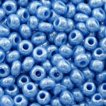 Koraliki 68050 Czeski Preciosa 10/0, Nieprzezroczysty Błyszczący OS, Niebieski, Okrągły 50 g (3WB1943)