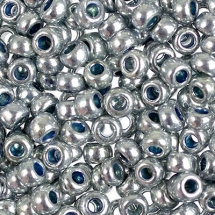 Koraliki 18131 Czeski Preciosa 10/0, Solgel Metalik CSM, Srebrny, Okrągły, 50g (2WB18498)
