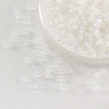 Koraliki 57102 Czeski Preciosa 10/0, Perłowy S, Biały, Okrągły 50 g (3WB2471)