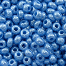 Koraliki 68020 Czeski Preciosa 10/0, Nieprzezroczysty Tęczowy OL, Niebieski, Okrągły, 50g (3WB3171)