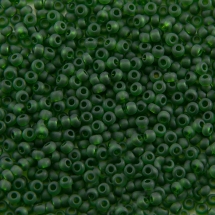 Koraliki Preciosa 33139/50120/10, Przezroczyste Matowe, Zielone, Okrągłe, 50g (2WB24603)