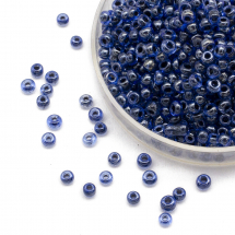 Бісер Китайський 12/0, Неоновий Пофарбований Всередині (LIC), Синій 2226, Круглий, (3WB3831)