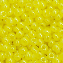 Koraliki Preciosa 33119/17186/10, Alabastrowe Perłowe ALTCL, Żółte, Okrągłe, 50g (3WB5676)