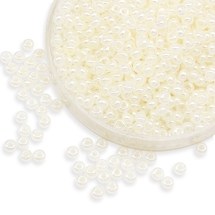 Koralik 47102 Czeskie Preciosa 10/0, Perłowy, Kość Słoniowa, Okrągły, 50g (3WB1839)