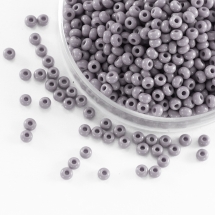 Koraliki Szklane Preciosa, 03121 10/0, Okrągłe, Szare, Solgel Barwione SDC, 50g (3WB4436)