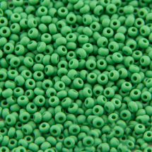 Koraliki Preciosa 33139/53250/10, Nieprzezroczyste Matowe, Zielone, Okrągłe, 50g (3WB4472)