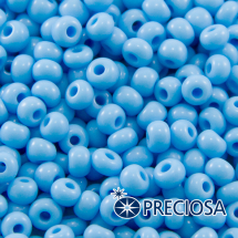 Koraliki Szklane Preciosa 63020, 6/0, Okrągłe, Niebieskie, Nieprzezroczyste Naturalne, 50g (13WB15859)