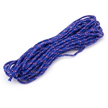 Sznurek Paracord Poliester i Spandex Pasiasty 2mm Kolor: Jasno-Niebieski 5m (13WB24377)