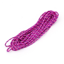 Sznurek Paracord Poliester i Spandex 2mm Kolor: Fuksja 5m (14WB9948)