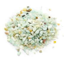 Kamień Naturalny Kwiatowy Amazonit, Okruchy bez otworu, 2-8x2-4mm, 500g~8000szt (13WB32514)