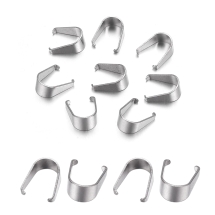 Тримачі Затискачі для Підвісок, Нержавіюча Сталь, 10х8.5х5мм (13WB32610)