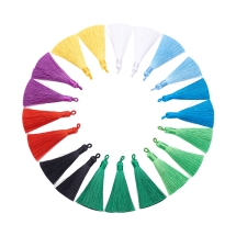 Підвіски Китички Поліестерові для Рукоділля та Прикрас, Мікс, 8-9см, 20шт/набір, (13WB32662)