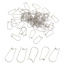 Bigle, Baza do Kolczyków, Stal Nierdzewna, Zapięcie Francuskie, 25x10.5x2.5mm, 100szt (13WB32697)