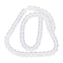 Koraliki Szklo Galwaniczne, Kulki, Bezbarwny AB, 6-6.5mm, 65szt/37cm/sznur (13WB32701)