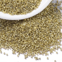 Бісер Японський MIYUKI Delica DB1834 11/0, Duracoat Galvanized Champagne, 1000шт/5г, (13WB32809)