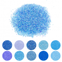 Бісер Китайський 12/0, Круглий, Мікс, (13WB33021)