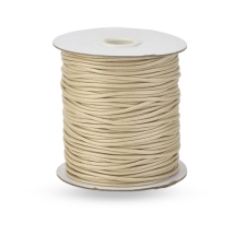 Sznurek Koreański Woskowany Poliester, Jasnobrązowy, 1.5mm, 155m/szpula (13WB32743)