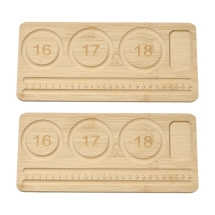 Дошка Планшет для Дизайну та Складання Браслетів 3 розміри, Бамбук, Світло-коричневий, 28.5х13х1см, (13WB32870)