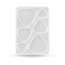 Forma Silikonowa, Mold do Rękodzieła, Trójkątny, 105x75x5.7mm, 1szt (13WB32932)