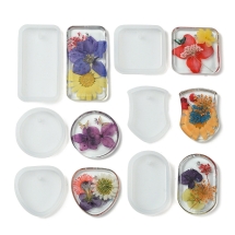 Zestaw Silikonowych Form, dla Rękodzieła, 6 stylów, 41-66x34-42x8mm, 1set (13WB33080)