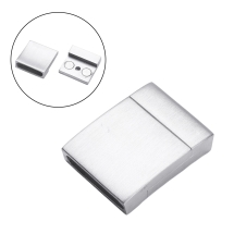 Zapięcie Magnetyczne, Stal Nierdzewna do Rękodzieła i Biżuterii, Prostokątne, 23x17x5mm, 1szt (13WB32908)