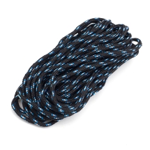 Sznurek Paracord Poliester i Spandex Pasiasty, Czarny, 2mm, 5m (14WB9943)