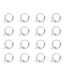 Bigle Baza do Kolczyków Zapięcie Angielskie, Stal Nierdzewna, 14.5x12x2mm, 20szt (13WB32470)