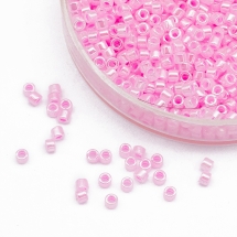 Бісер Японський MIYUKI Delica DB0245 11/0, Cotton Candy Pink Ceylon, 2000шт/10г, (13WB32778)