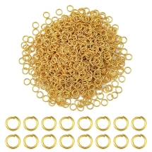 Кільця Одинарні Відкриті, Залізні, Золото, 5х0.7мм, Внутрішній Діаметр 3.6мм, (13WB33175)
