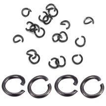 Кільця Одинарні, Відкриті, Сполучні, Нержавіюча Сталь, Збройова Сталь, 6х1мм, Внутрішній діаметр 4мм, (13WB33127)