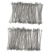 Піни з колечком, Нержавіюча Сталь, 50х0.6мм, мм, Отвір 2мм, (13WB33133)