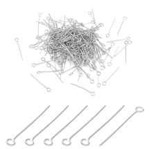 Піни з колечком, Нержавіюча Сталь, 20х0.6мм, мм, Отвір 2мм, (13WB33138)