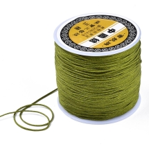 Шнур Нейлоновий Плетений, Оливково-сірий, 0.8мм, 90м/котушка (13WB33152)