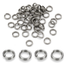 Кільця Подвійні Нержавіюча Сталь, 6х1.5мм, Внутрішній Діаметр 4мм, (13WB33421)