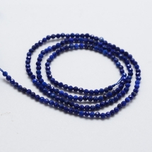 Koraliki Kamień Naturalny Lapis Lazuli Fasetowane Kulki Klasa AA, 2mm, 148szt/37cm/sznur, (13WB33240)