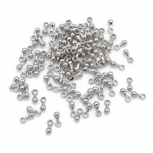 Підвіска обтяжувач для ланцюжків і намиста, Метал, Платина, 7х2.5мм, Отв-тя 1.5мм, (5WB4775)